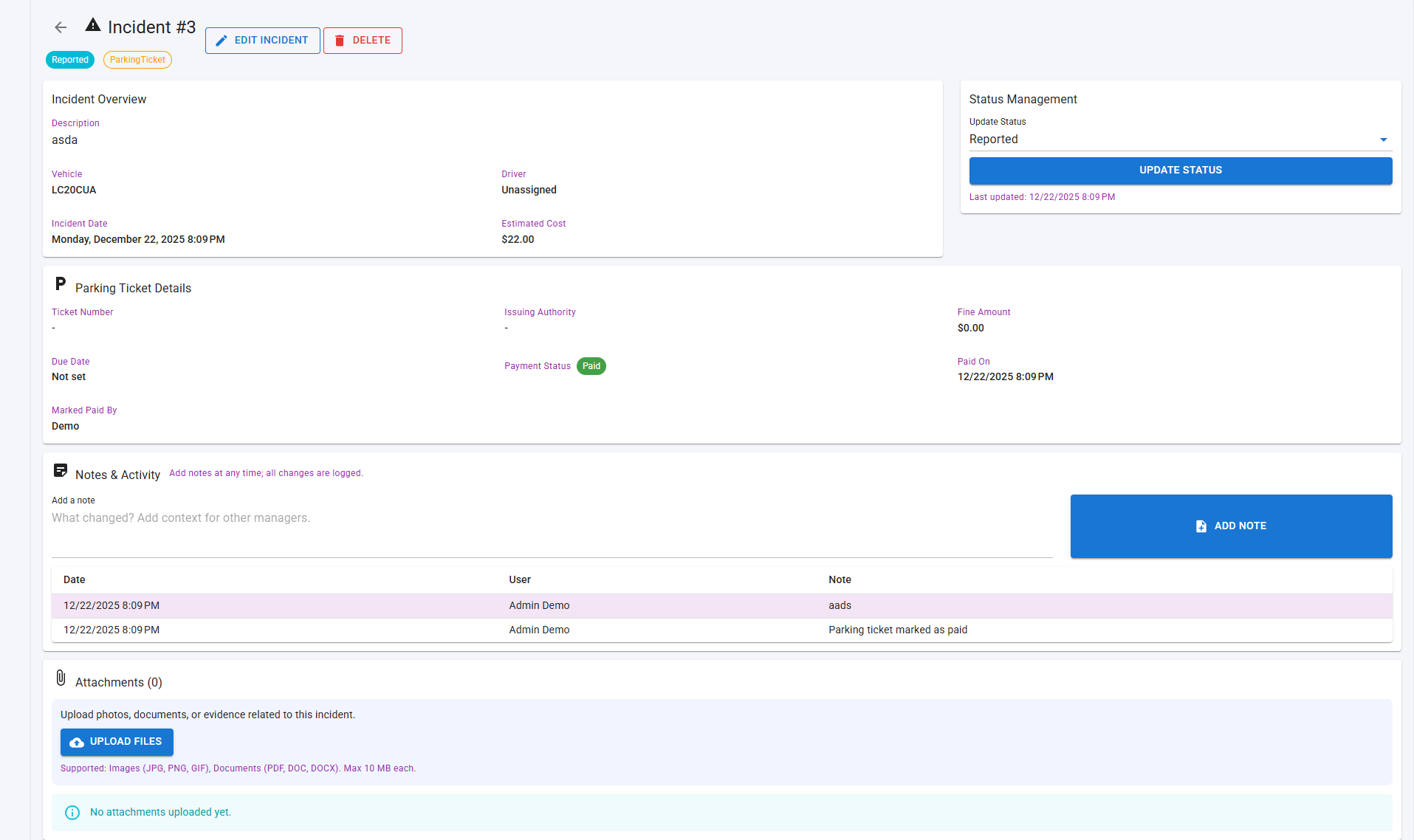 Back office screenshot 12